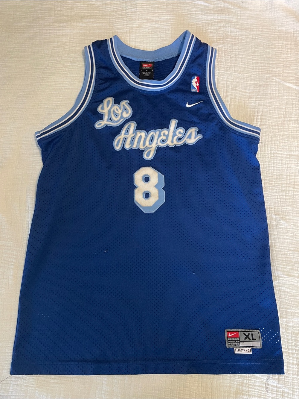 Nike Blue Los Angeles Kobe Bryant #8 Basketball Jersey